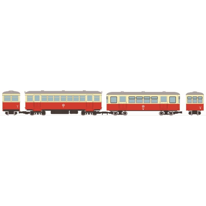 鉄道模型 :: TOMYTEC(トミーテック)_315513_鉄コレ ナロー80 尾小屋鉄道 キハ1＋ホハフ8 2両_N