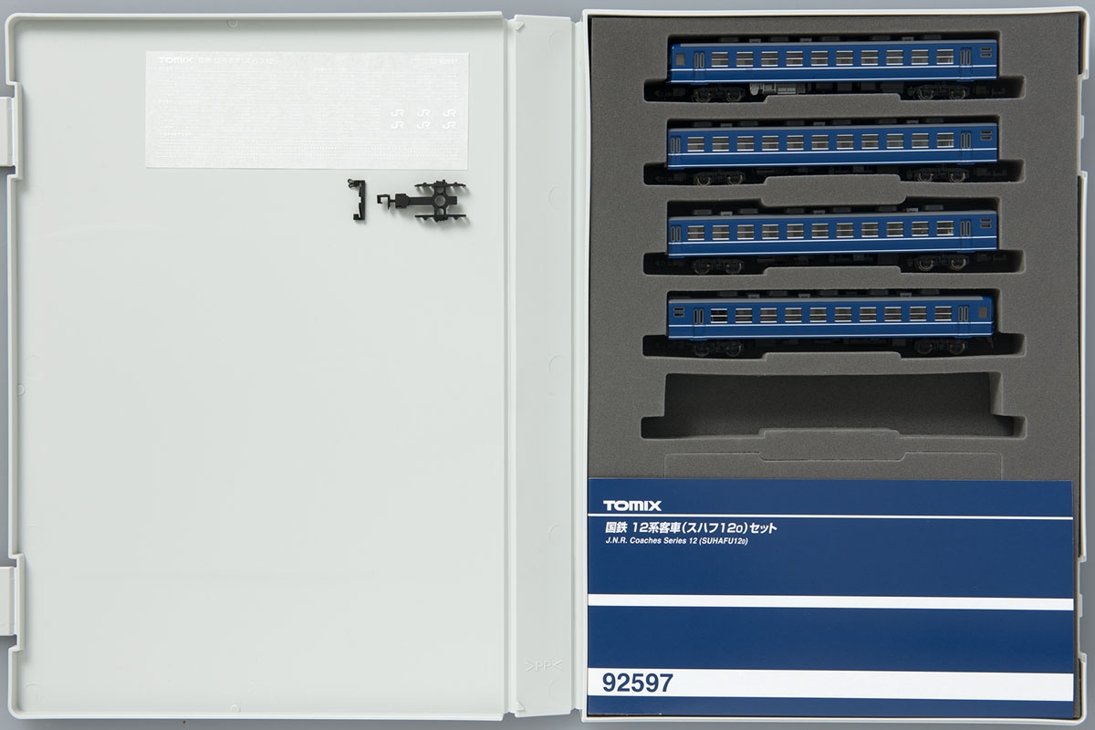 鉄道模型 :: TOMIX（トミックス）_92597_12系客車 スハフ12 0 セット(4両)_N