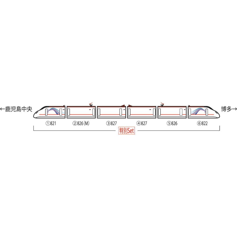 鉄道模型 :: TOMIX（トミックス）_97939_九州新幹線800-0系 流れ星